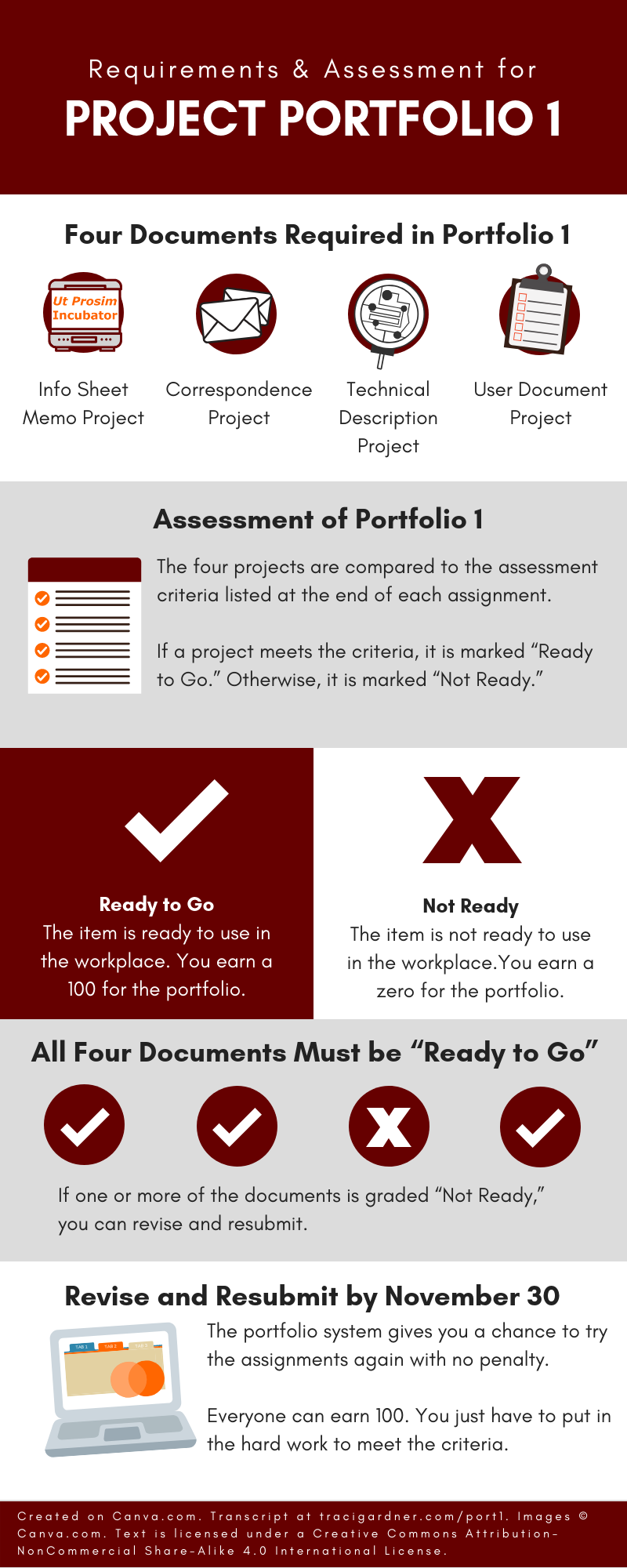 Project Portfolio Infographic